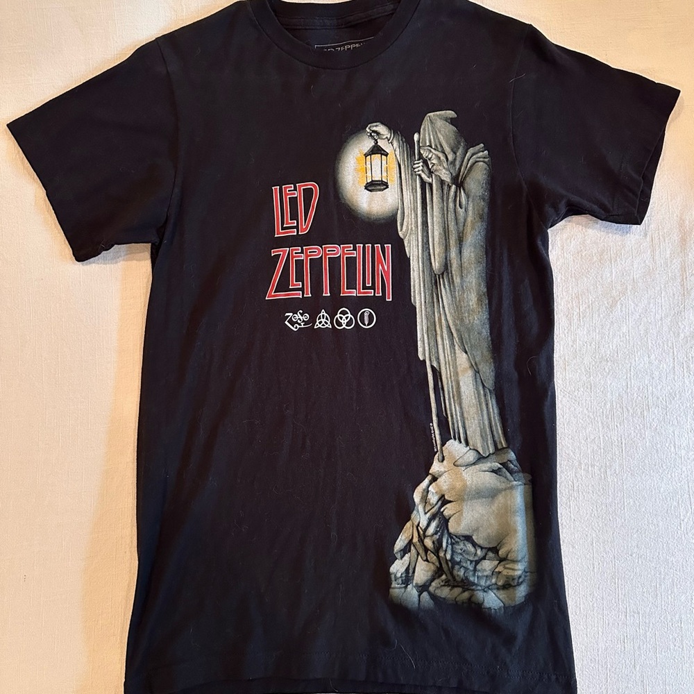 Led Zeppelin Black Graphic T-Shirt